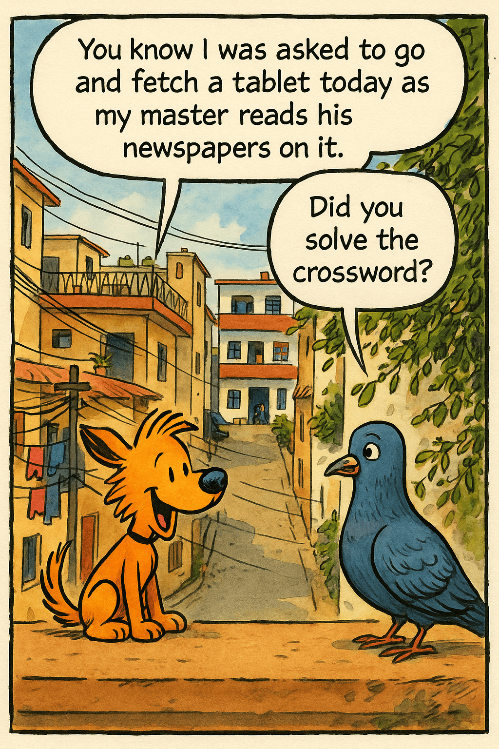 describe what's happening in this image — panel 1